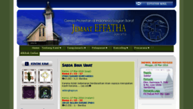 What Effatha.org website looked like in 2016 (7 years ago)