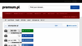 What Ekomputer.pl website looked like in 2016 (9 years ago)