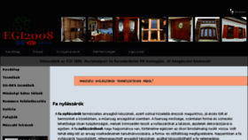 What Enyedi.hu website looked like in 2016 (7 years ago)