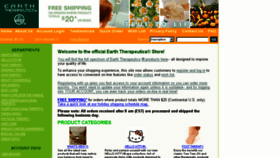 What Earththerapeutics.net website looked like in 2016 (7 years ago)