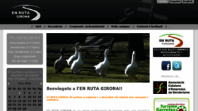 What Enrutagirona.com website looked like in 2016 (7 years ago)