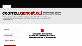What Ecorreu.gencat.cat website looked like in 2016 (7 years ago)