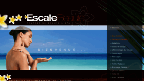 What Escalebeaute.com website looked like in 2016 (7 years ago)