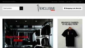 What Exclusivestore.pk website looked like in 2016 (7 years ago)