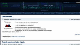 What Estrategiaparaventas.com website looked like in 2016 (7 years ago)