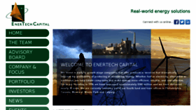 What Enertechcapital.com website looked like in 2016 (7 years ago)
