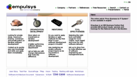 What Empulsys.com website looked like in 2016 (7 years ago)