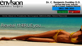What Envisionsurgery.com website looked like in 2016 (7 years ago)