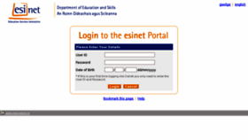 What Esinet.ie website looked like in 2016 (7 years ago)