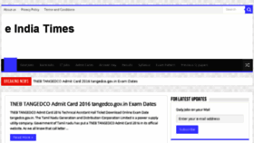What Eindiatimes.com website looked like in 2016 (7 years ago)