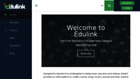 What Edulink.co.nz website looked like in 2016 (7 years ago)