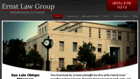 What Ernstlawgroup.com website looked like in 2016 (7 years ago)
