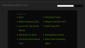 What Endoftime2012.com website looked like in 2016 (7 years ago)