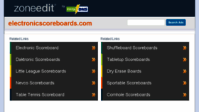 What Electronicscoreboards.com website looked like in 2016 (7 years ago)