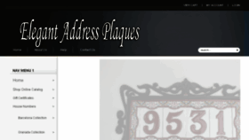 What Elegantaddressplaques.com website looked like in 2016 (7 years ago)