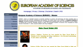 What Eurasc.org website looked like in 2016 (7 years ago)