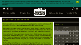 What Experiencewakefield.co.uk website looked like in 2016 (7 years ago)