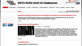What Edith-russ-haus.de website looked like in 2016 (7 years ago)