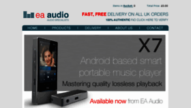 What Ea-audio.co.uk website looked like in 2016 (7 years ago)