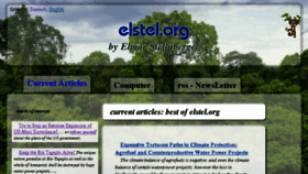 What Elstel.org website looked like in 2016 (7 years ago)