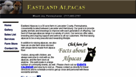 What Eastlandalpacas.com website looked like in 2016 (7 years ago)