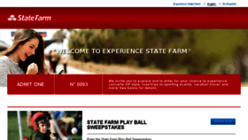 What Experiencestatefarm.com website looked like in 2016 (7 years ago)
