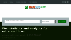 What Estrenosdtl.com.clearwebstats.com website looked like in 2016 (7 years ago)