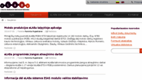 What Elaba.lt website looked like in 2016 (7 years ago)