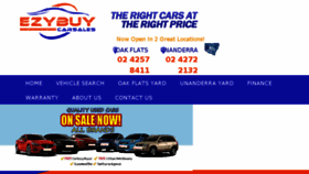 What Ezybuycarsales.com.au website looked like in 2016 (7 years ago)