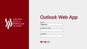 What Extranet.popolarebari.it website looked like in 2016 (8 years ago)