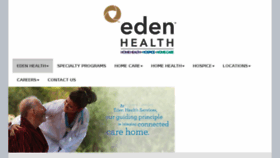 What Eden-health.com website looked like in 2016 (7 years ago)