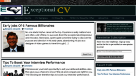 What Exceptionalcv.com website looked like in 2016 (7 years ago)