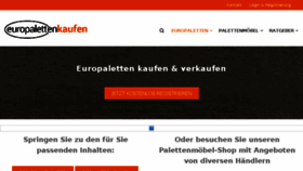 What Europaletten-kaufen.eu website looked like in 2016 (7 years ago)