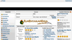 What Ertekelem.hu website looked like in 2016 (7 years ago)