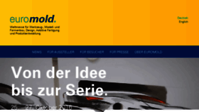 What Euromold.com website looked like in 2016 (7 years ago)