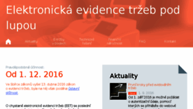 What E-trzby-pohoda.cz website looked like in 2016 (7 years ago)