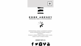 What Edgeagency.com website looked like in 2016 (7 years ago)