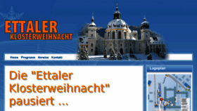 What Ettaler-klosterweihnacht.de website looked like in 2016 (7 years ago)