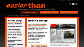 What Easierthan.co.uk website looked like in 2016 (7 years ago)