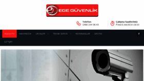 What Egeguvenlik.com.tr website looked like in 2016 (7 years ago)