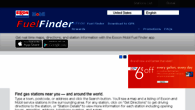 What Exxonmobilstations.com website looked like in 2016 (8 years ago)