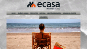 What Ecasa.cl website looked like in 2016 (7 years ago)
