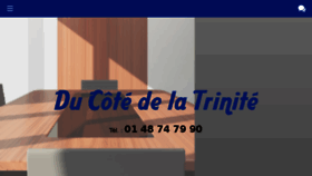 What Espacetrinite.fr website looked like in 2016 (7 years ago)