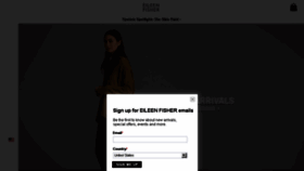 What Eileenfisher.com website looked like in 2016 (7 years ago)