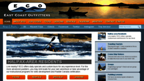 What Eastcoastoutfitters.com website looked like in 2016 (7 years ago)