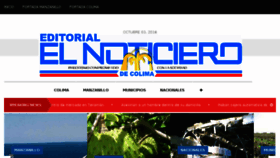 What Elnoticieroenlinea.com website looked like in 2016 (7 years ago)