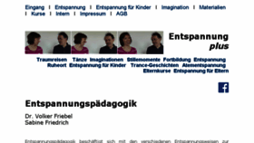 What Entspannung-plus.de website looked like in 2016 (7 years ago)