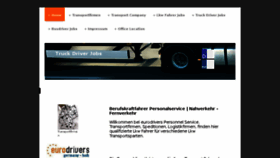 What Eurodrivers.de website looked like in 2016 (7 years ago)