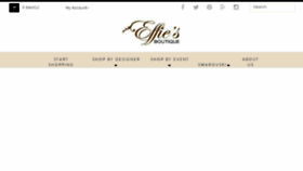 What Effies.com website looked like in 2016 (7 years ago)