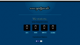 What Egotype.com website looked like in 2016 (7 years ago)